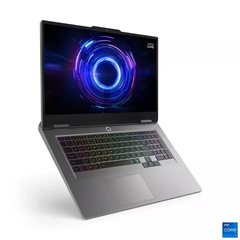 Sülearvuti Lenovo LOQ 17IRX10 — 17,3 tolli FHD IPS 1920×1080 peegeldusvastane, Intel Core i5-13450HX, 16GB DDR5, 1TB SSD, NVIDIA GeForce RTX 5050 8GB, Windows 11 Home