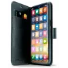 Wallet case Screenor SMART Samsung Galaxy S25 Edge 17 cm Must