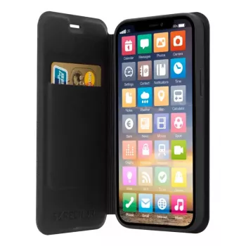 Rahakotiga ümbris Screenor Clever iPhone 13 14 15,5 cm Roosa
