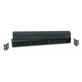 APC RACK PDU BASIC 1 U 16A 230V toitejaotusseade (PDU) 12 vahelduvvoolu pistikupesa 0U/1U Must