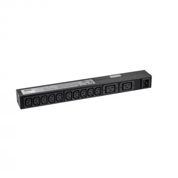 APC RACK PDU BASIC 1 U 16A 230V toitejaotusseade (PDU) 12 vahelduvvoolu pistikupesa 0U/1U Must