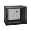 APC NetShelter WX AR109SH4 - 9U, 19-tolline paikamiskapp, seinale paigaldatav, eelmonteeritud, 400 mm sügav