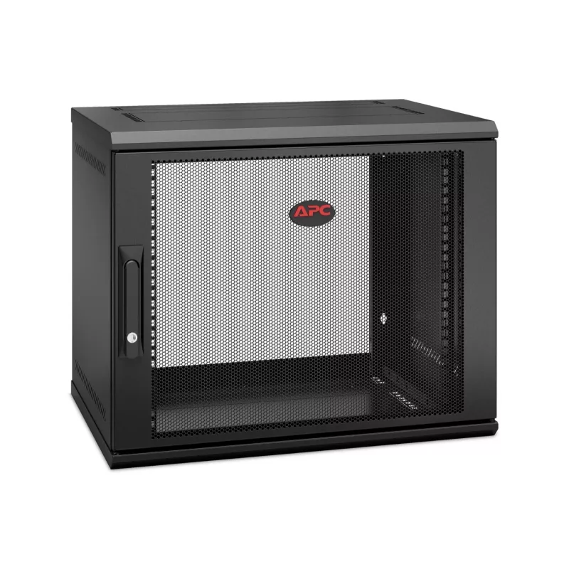 APC NetShelter WX AR109SH4 - 9U, 19-tolline paikamiskapp, seinale paigaldatav, eelmonteeritud, 400 mm sügav