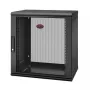 APC NetShelter WX AR112SH4 - 12U, 19-tolline paigalduskapp, Seinale kinnitatav, Eelmonteeritud, 400MM sügav