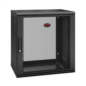 APC NetShelter WX AR112SH4 - 12U, 19-tolline paigalduskapp, Seinale kinnitatav, Eelmonteeritud, 400MM sügav