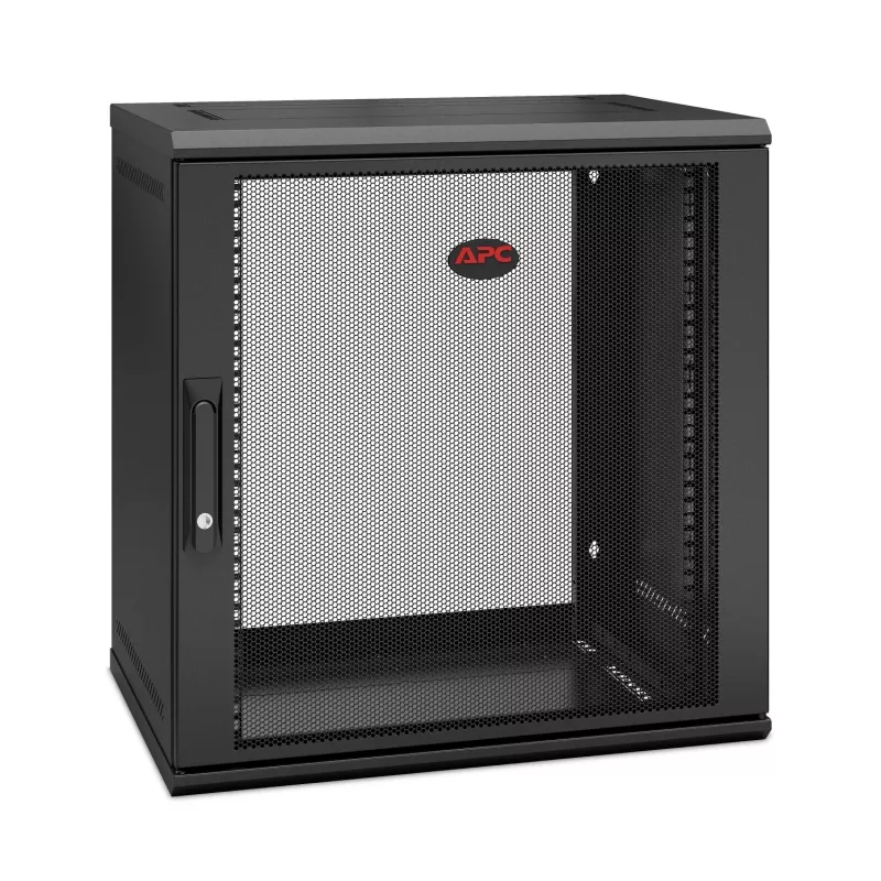 APC NetShelter WX AR112SH4 - 12U, 19-tolline paigalduskapp, Seinale kinnitatav, Eelmonteeritud, 400MM sügav