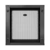 APC NetShelter WX AR112SH4 - 12U, 19-tolline paigalduskapp, Seinale kinnitatav, Eelmonteeritud, 400MM sügav