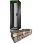 APC Easy Rack, 42U, Must, Katusega, Ratastel, Reguleeritavad jalad, 4 kronsteini ja külgpaneelid, Põhi puudub, 1991H x 600W x 1000D mm