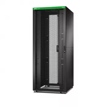 APC Easy Rack, 42U, must, katusega, ratastega, jalgadega, 4 kronsteiniga ja külgpaneelidega, põhjata, 1991K x 800L x 1000S mm