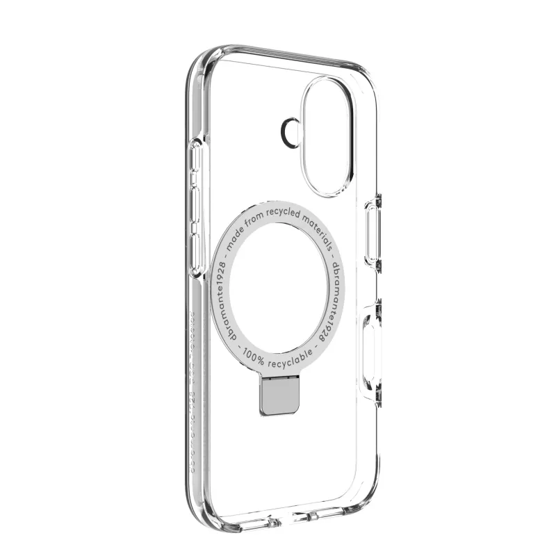 Cover dbramante1928 Iceland Ultra D3O MS Kick iPhone 16 Transparent