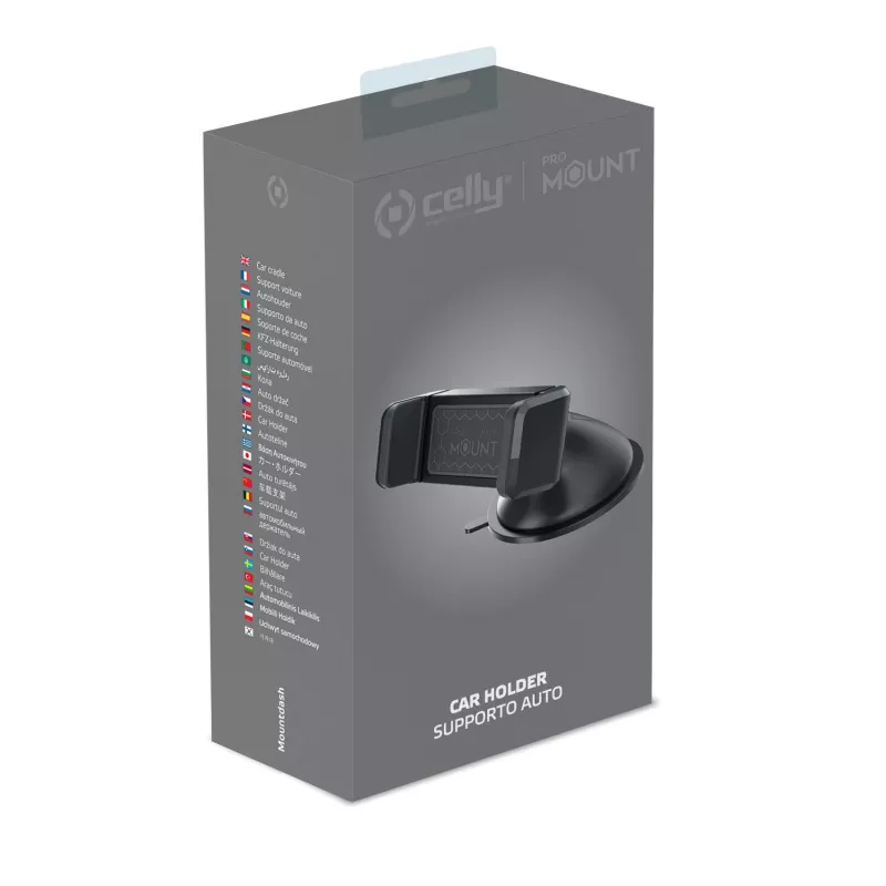 Celly MOUNTDASHBK hoidik Passiivne hoidik Mobiiltelefon/nutitelefon Must