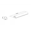 Multibrackets M Universal kaabel Cover Aluminium 33mm-W 1100-L Metallic