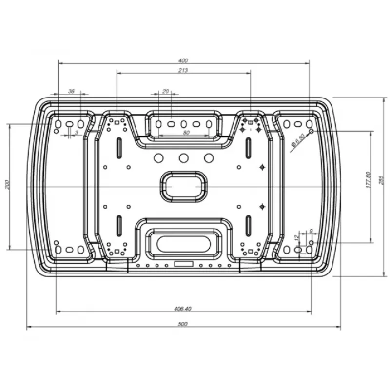 Kinnitusklamber Multibrackets M VESA Super õhuke Tilt & Turn