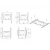 Kinnitusklamber Multibrackets M VESA Super õhuke Tilt & Turn