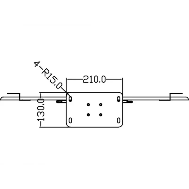 Multibrackets Display Stand M 180 Single Must põrandaalusega