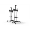Multibrackets M Public Floorstand Basic 180 koos riiuli ja kaamerahoidikuga