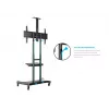 Multibrackets M Public Floorstand Basic 180 koos riiuli ja kaamerahoidikuga