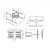 Kinnitusklamber Multibrackets M Universal Flexarm Pro 60 kg Heavy Duty Must