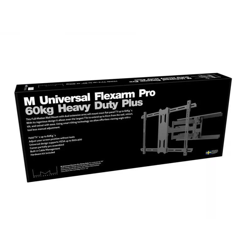 Kinnitusklamber Multibrackets M Universal Flexarm Pro 60 kg Heavy Duty Must