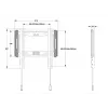 Multibrackets M Universal Wallmount Fixed Small Must