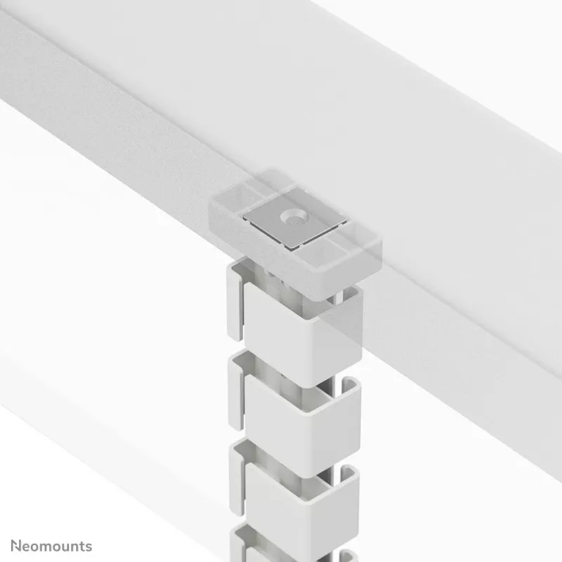 Kaabli harunduskorraldaja Neomounts ADS06-132WH magnetkinnitusega valge modulaarne kaabliharundus