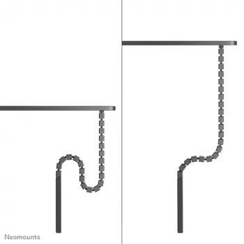 Kaablikorraldaja Neomounts ADS06-133BL — kruvikinnitusega magnetkanal, must