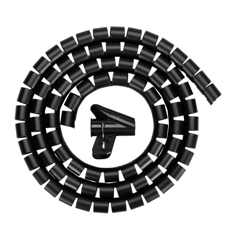 Kaablimähis Neomounts ADS06-142BL – must, Ø25 mm kaablikorraldaja kaablihalduseks