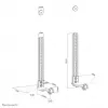 Neomounts AWL29-650BL1 videobaari/kõlari hoidik VESA - max 15 kg - universaalne
