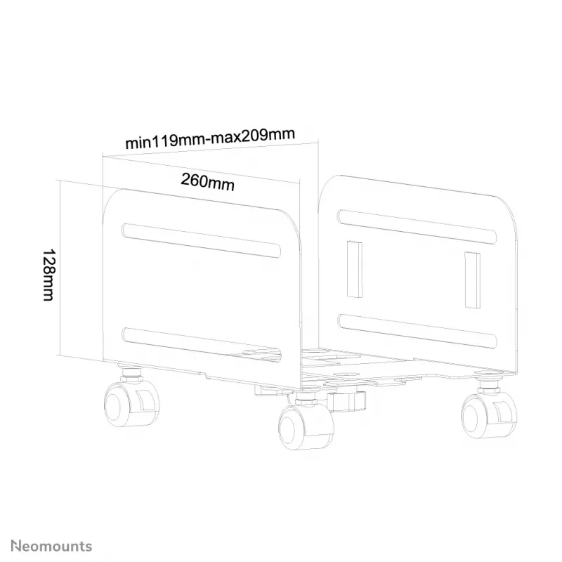 Neomounts CPU-M100Must CPU hoidik - max 10 kg - universaalne