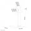 Neomounts FPMA-D1500SILVER Monitor stand 10-32 inch