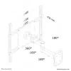 Neomounts FPMA-W960 Monitori/Teleri seinakinnitus 23-52 tolli - täisliigutus