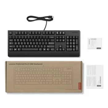 Lenovo 4Y41R64620 klaviatuur Kodu/Kontor USB Kasahhi Must