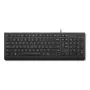 Lenovo 4Y41R64672 klaviatuur Kodu/Kontor USB USA inglise must täissuuruses juhtmega 105 klahvi