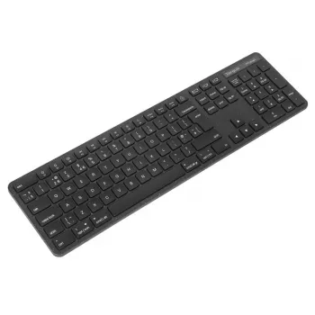 Targus EcoSmart AKB873NO klaviatuur Universaalne RF-juhtmevaba + Bluetooth QWERTY Põhjamaade Must
