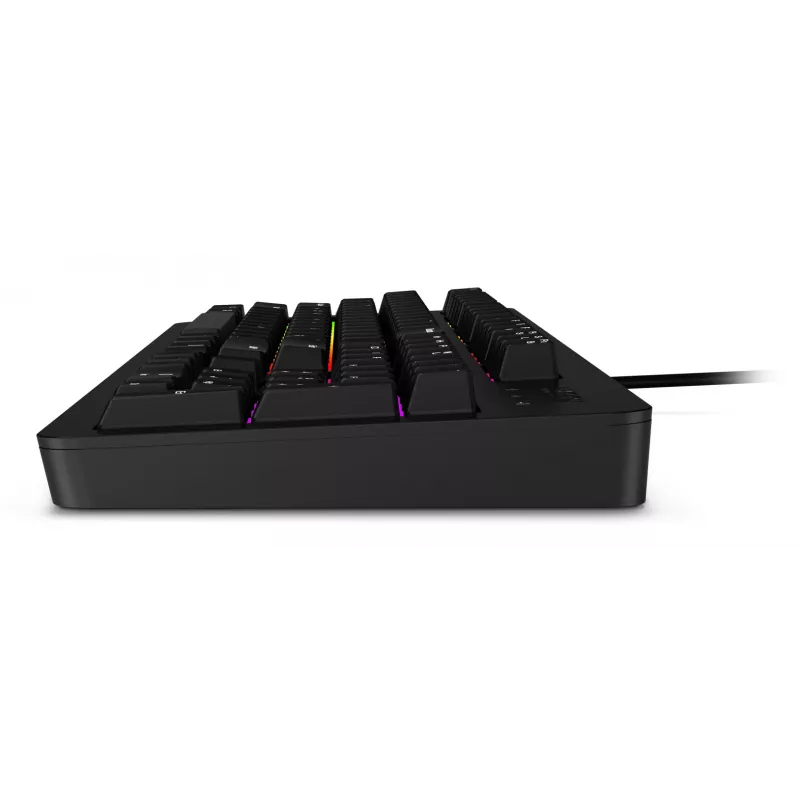 Juhtmega mänguklaviatuur Lenovo K310 — Täissuuruses 100%, USB, USA inglise, RGB-taustvalgustus, must, 1,8 m kaabel