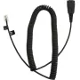 Telefonikaabel Jabra 8800-01-06 QD standard 0,5 m Must