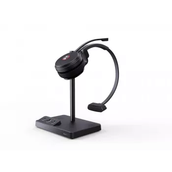 Yealink WH62 Mono UC peakomplekt, traadita, kontor/kõnekeskus, 20–20000 Hz, 80 g, peakomplekt, must