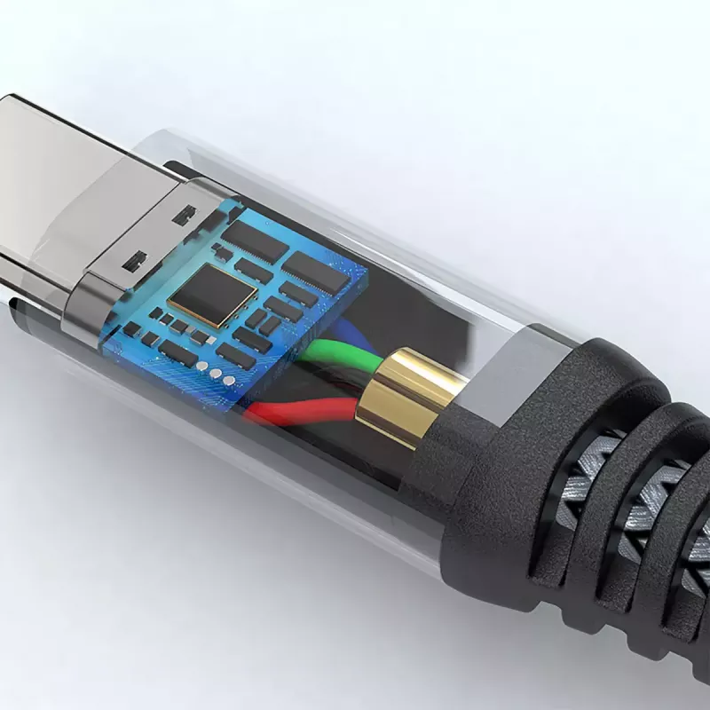 USB-kaabel 4smarts 456267 3m USB C Must 0,48 Gbit/s