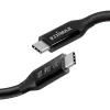 Kaabel Edimax UC4 0,5 m 40 Gbit/s Must isane–isane