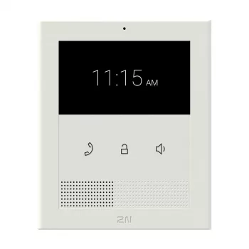 Video intercom indoor unit 2N Clip 10.9 cm (4.3 inch) LCD, 480×272, Touch, Valge, Gigabit Ethernet, DC/PoE