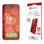 Displex ekraanikaitse ja korpus Apple iPhone 16 Pro jaoks, Eco paigaldusraam, kriimustuskindel