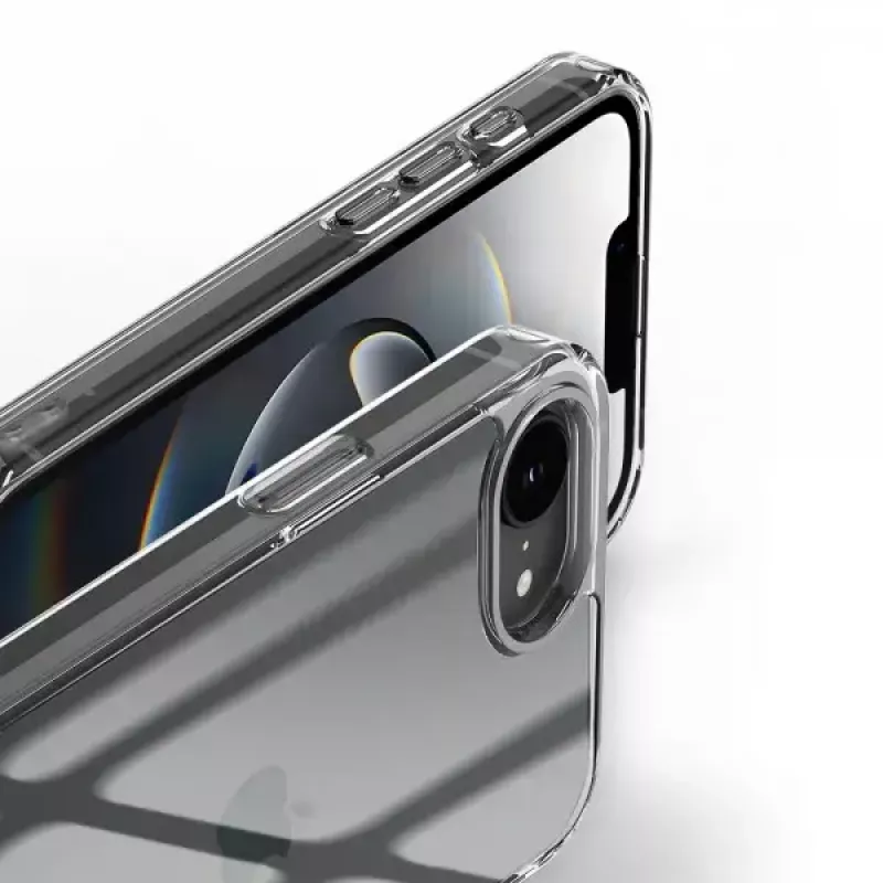 Nevox 2496 mobiiltelefoni ümbris iPhone 16e jaoks 15,5 cm läbipaistev