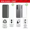 Displex ekraanikaitse + ümbris Samsung Galaxy A55 5G jaoks, Eco paigaldusraam, kriimustuskindel