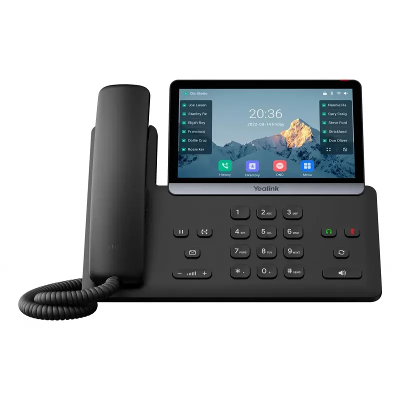 IP-telefon Yealink SIP-T77U 7-tolline puuteekraan, HD-heli, SIP-lauatelefon