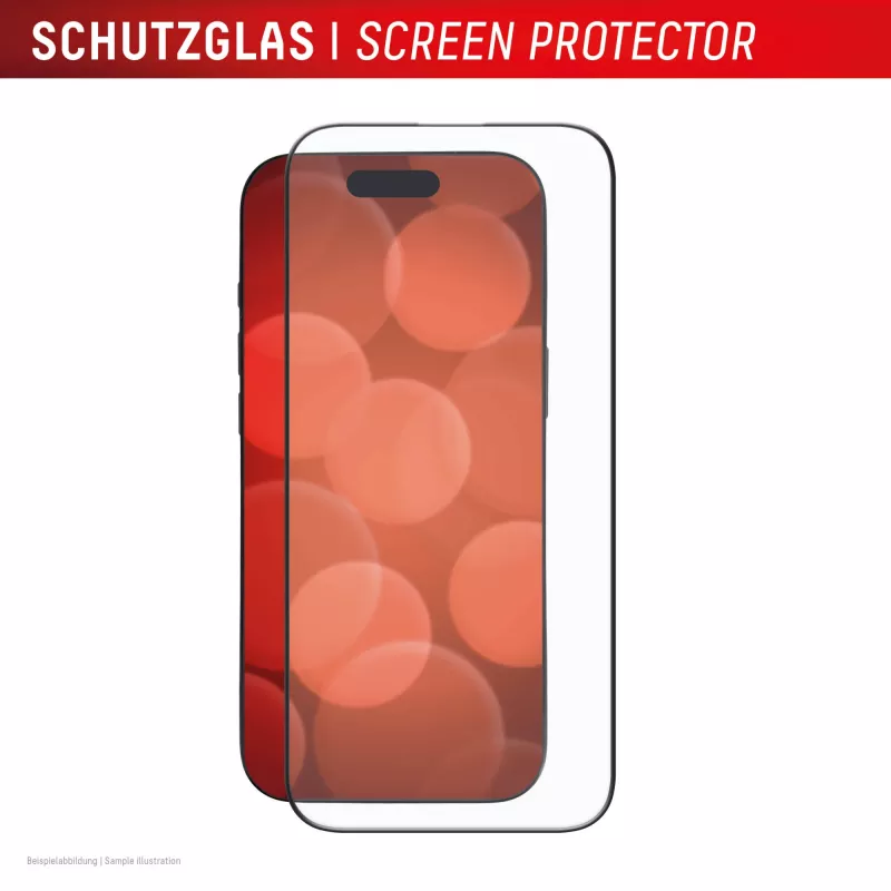 Displex Premium Screen Protector (Full Cover, 10H) Apple iPhone Air, Eco Mounting Frame, Full Cover