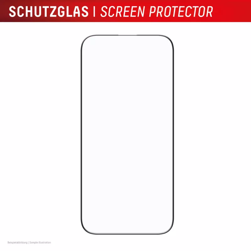 Displex Premium Screen Protector (Full Cover, 10H) Apple iPhone Air, Eco Mounting Frame, Full Cover