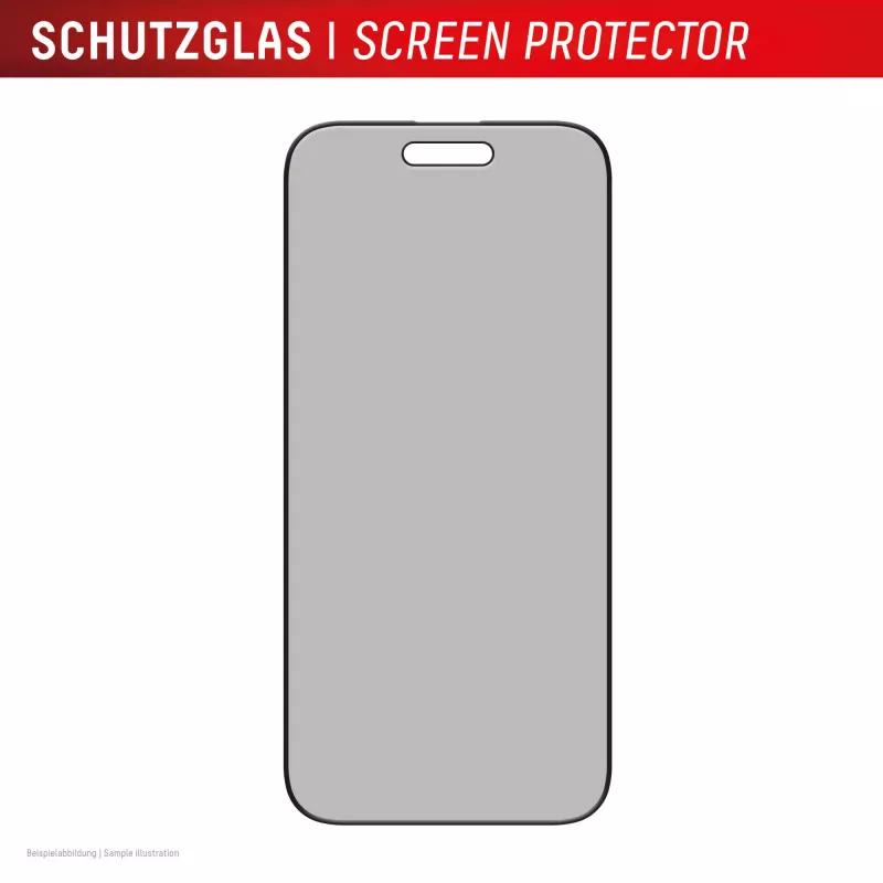 Displex Privacy Screen Protector (10H) Apple iPhone Air jaoks, Eco Mounting Frame, privaatsusfilter