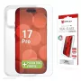 Displex ekraanikaitse + ümbris Apple iPhone 17 Pro jaoks, Eco paigaldusraam, kriimustuskindel