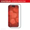 Displex Premium Anti-Reflex ekraanikaitse (peegeldusvastane täiskate, 10H) Apple iPhone 16 Pro jaoks, Eco paigaldusraam, täiskate