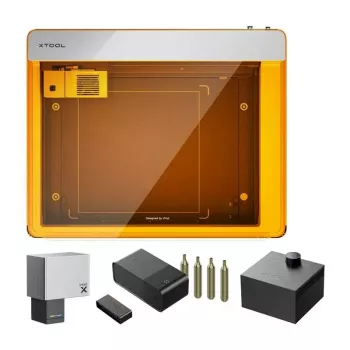 Lasergraveerimismasin xTool M1 Ultra 20W Deluxe komplekt — 20W laser, lauaarvuti graveerija/lõikur